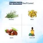 Hair Growth Scalp Oil with Rosemary & Castor for Stronger Roots