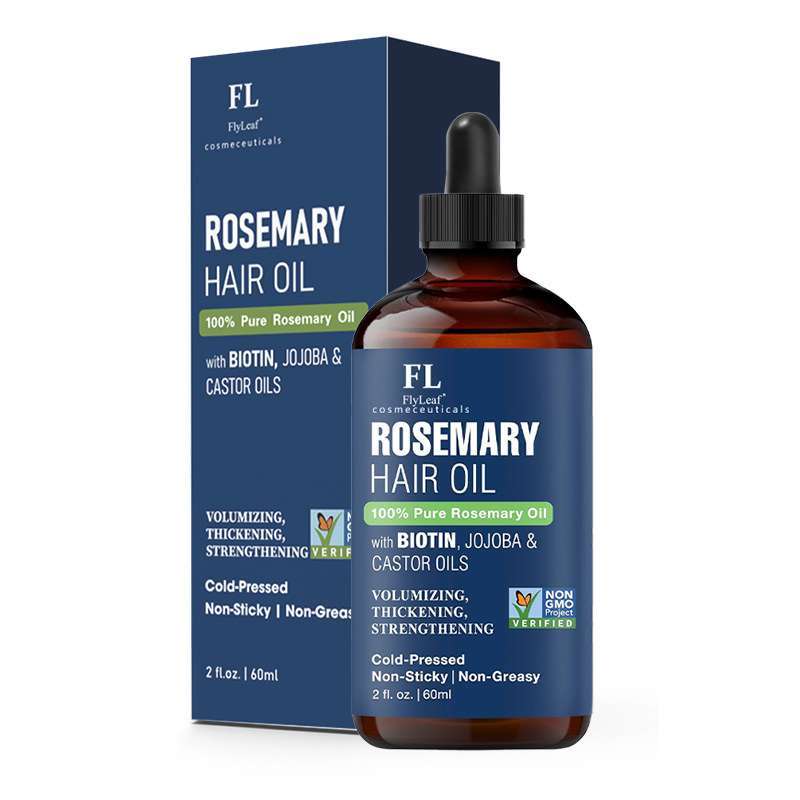 Hair Growth Scalp Oil with Rosemary & Castor for Stronger Roots