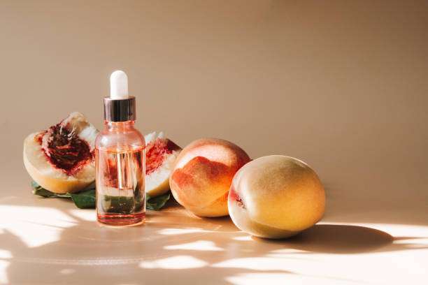Natural cosmetics, hair, and skin care. Natural hair oil